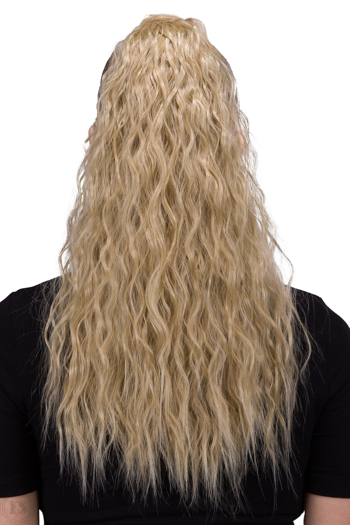 hästsvans curly syntetiskt löshår extension ponytail clip in