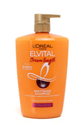 L’Oréal Paris Elvital Dream Length Restoring Shampoo 1000 ml – stärkande schampo med vegetabilisk keratin och ricinolja som reparerar och vårdar långt hår.