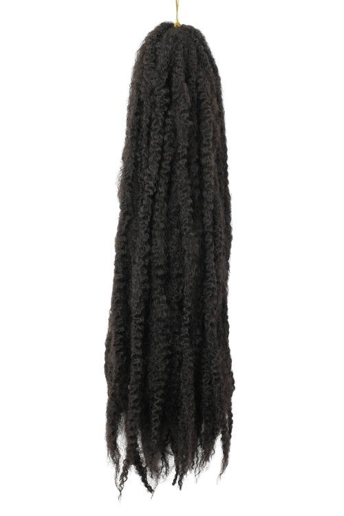 Afro kinky dread hair.